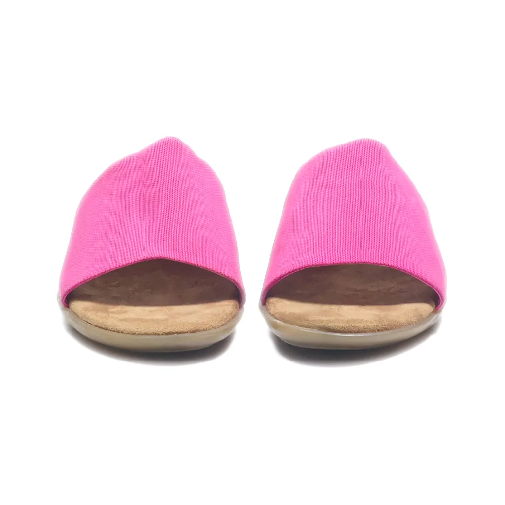 Aerosoles Wedge Sandals Fabric Pink Colour For Women