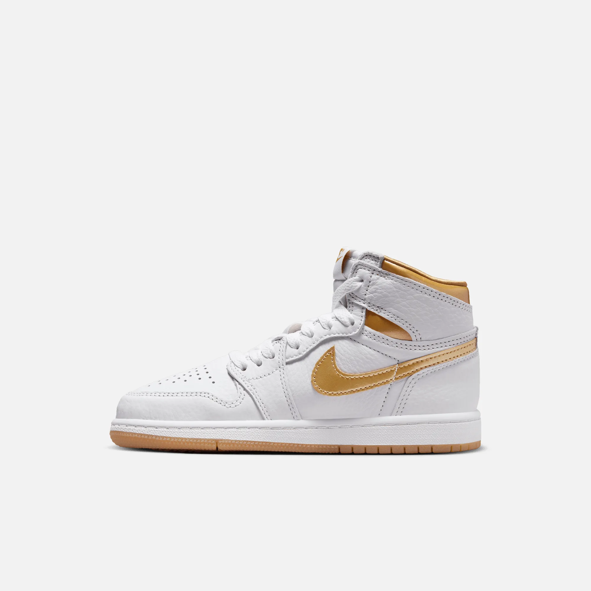 Air Jordan Kids' 1 Retro High OG Metallic Gold (PS)