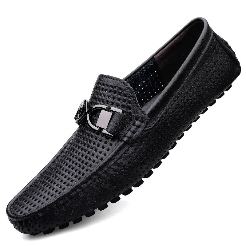 Breathable Man shoes Bottom Soft Leather