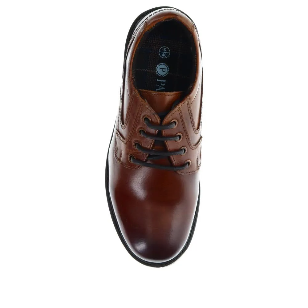 Chunky Leather Lace-up Shoes - TEJ40001 / 325 974