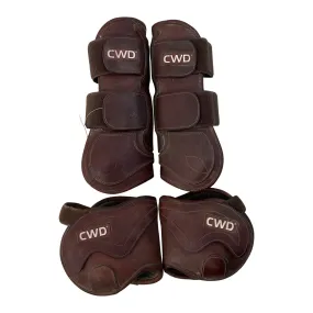 CWD Velcro Tendon Boot Set in Havana - 3 (Full)