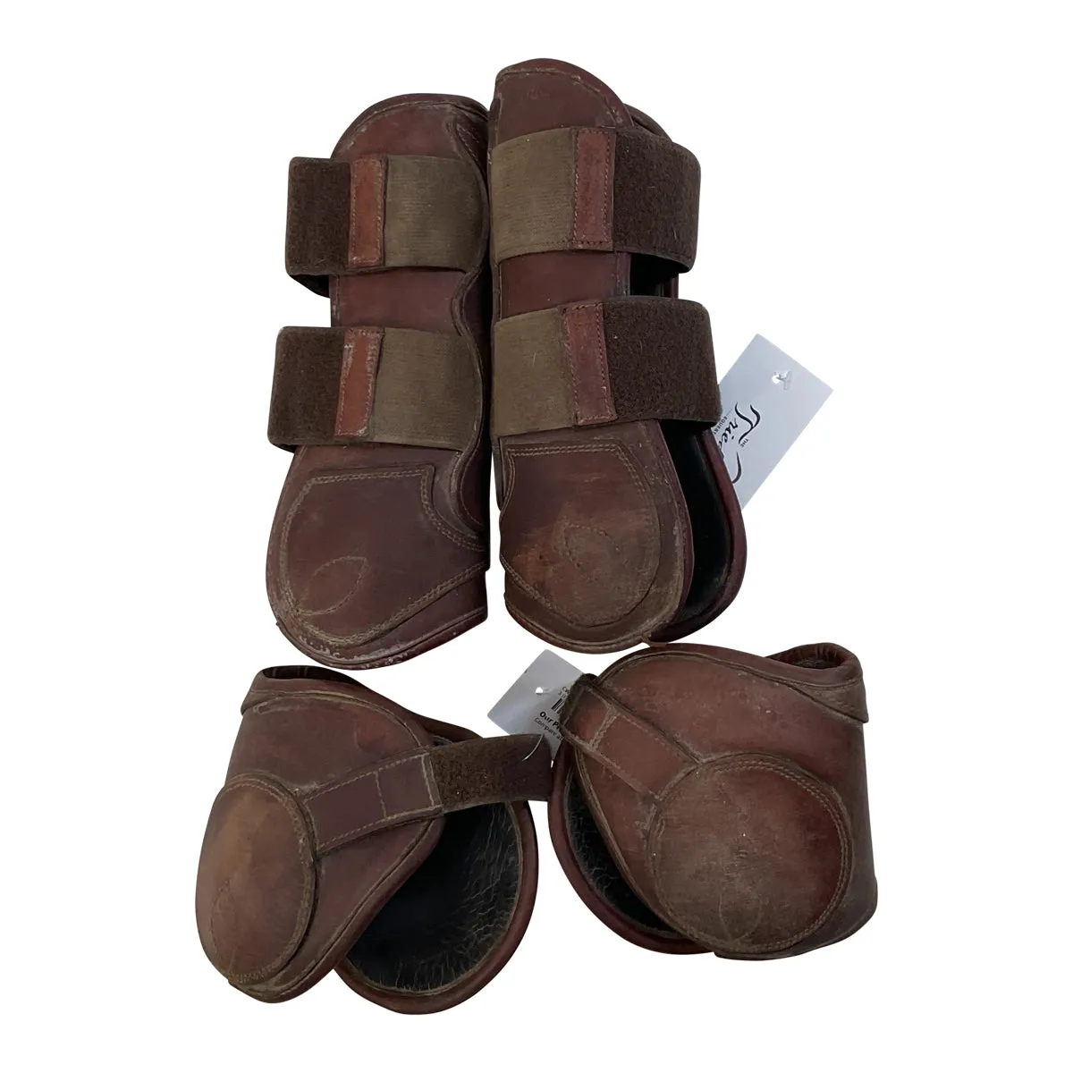 CWD Velcro Tendon Boot Set in Havana - 3 (Full)