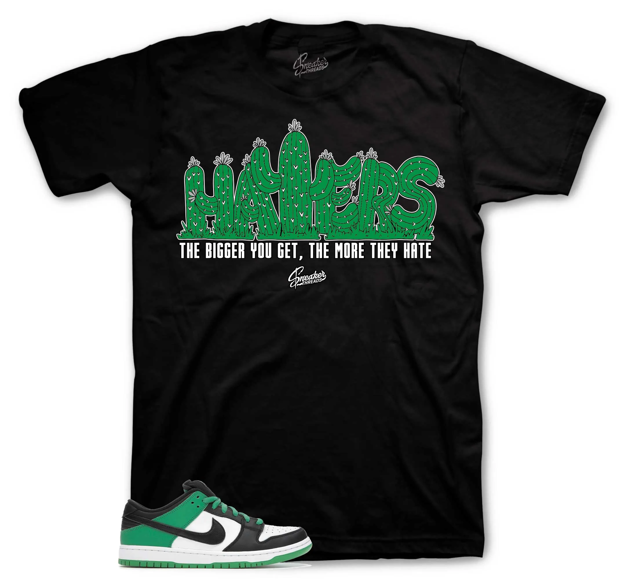 Dunk SB Low Classic Green Haters Shirt