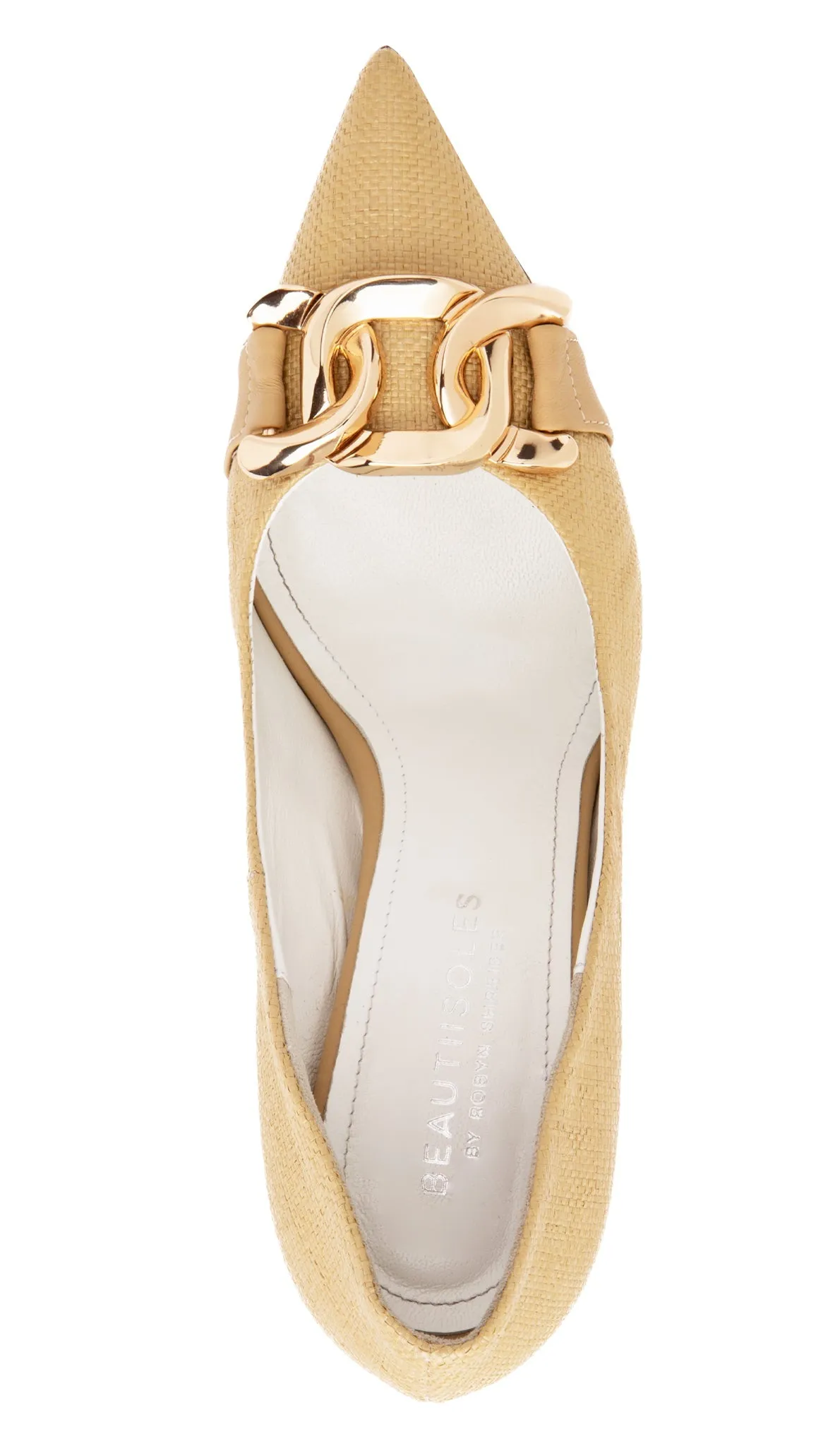 Fiorenza Beige Leather Pump