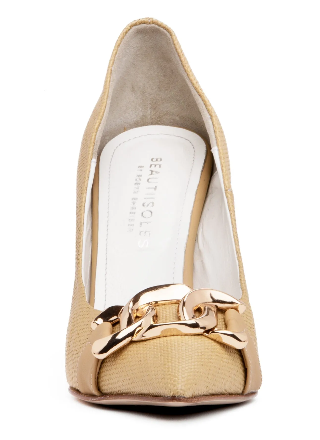 Fiorenza Beige Leather Pump