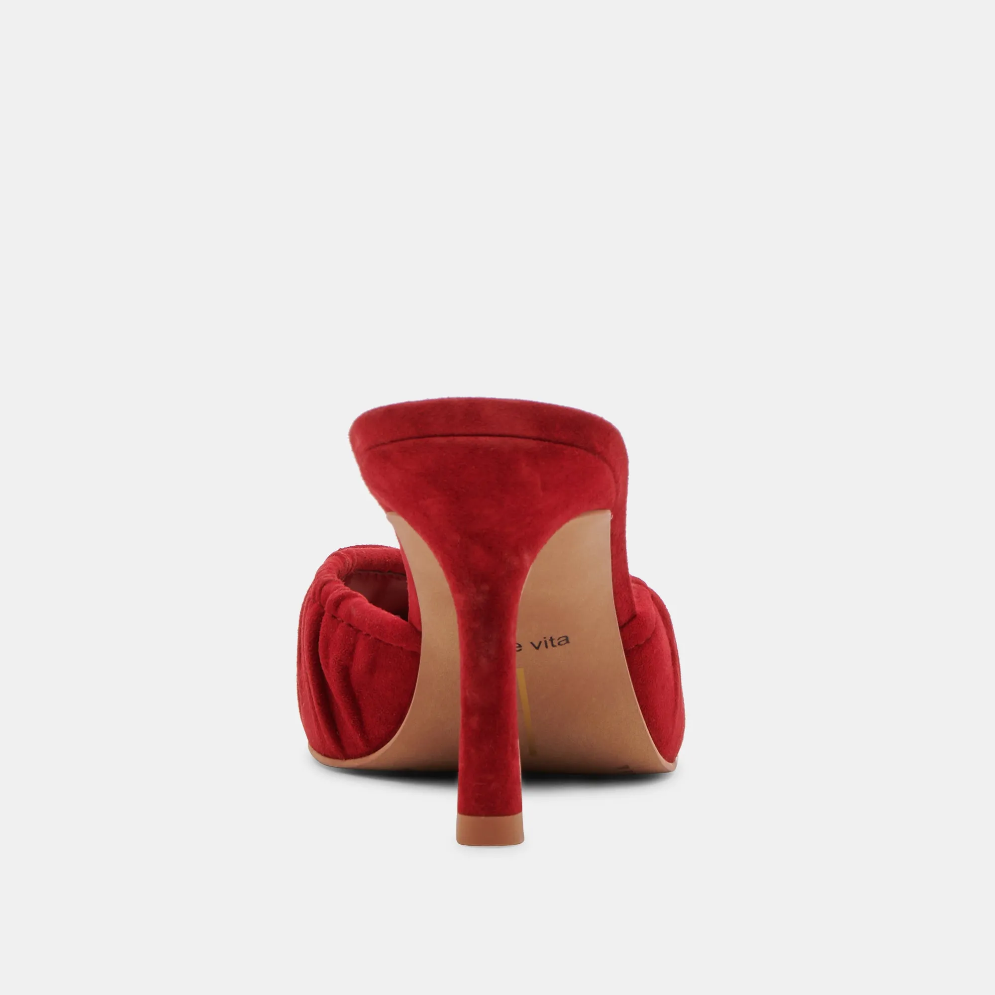 KAIRI HEELS CRIMSON SUEDE