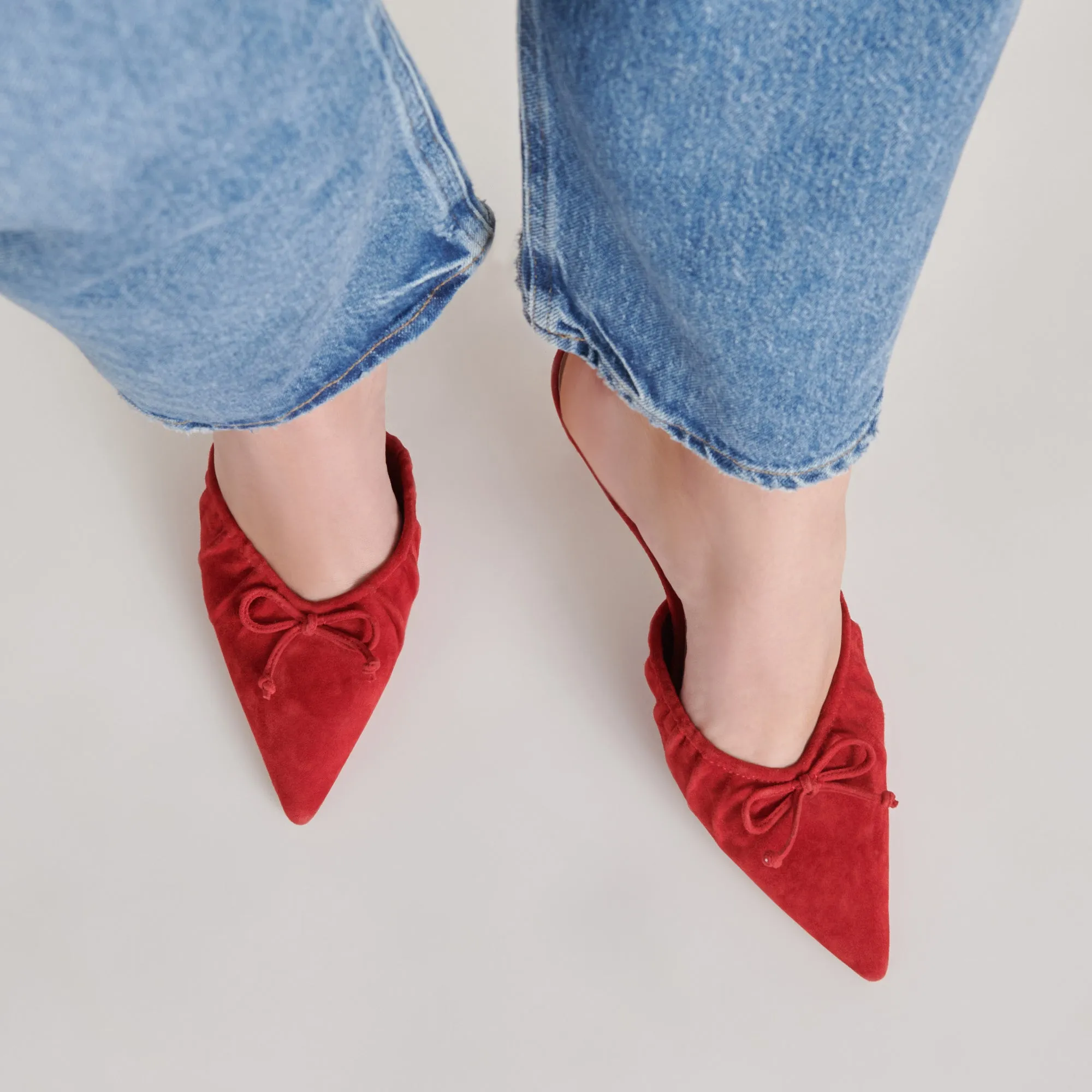 KAIRI HEELS CRIMSON SUEDE