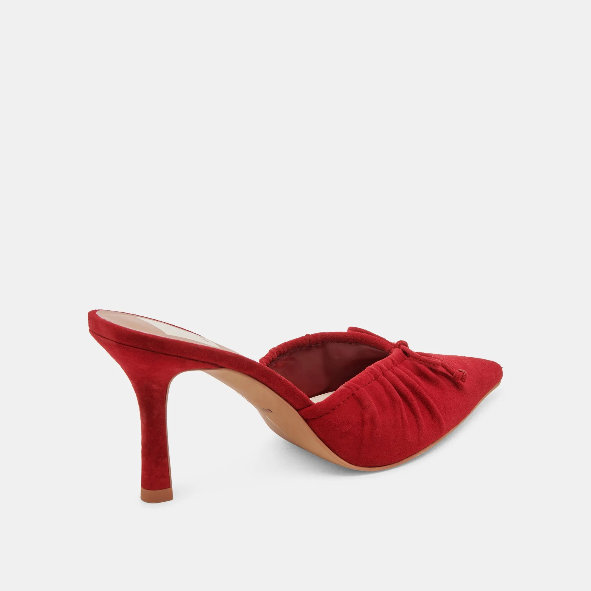 KAIRI HEELS CRIMSON SUEDE