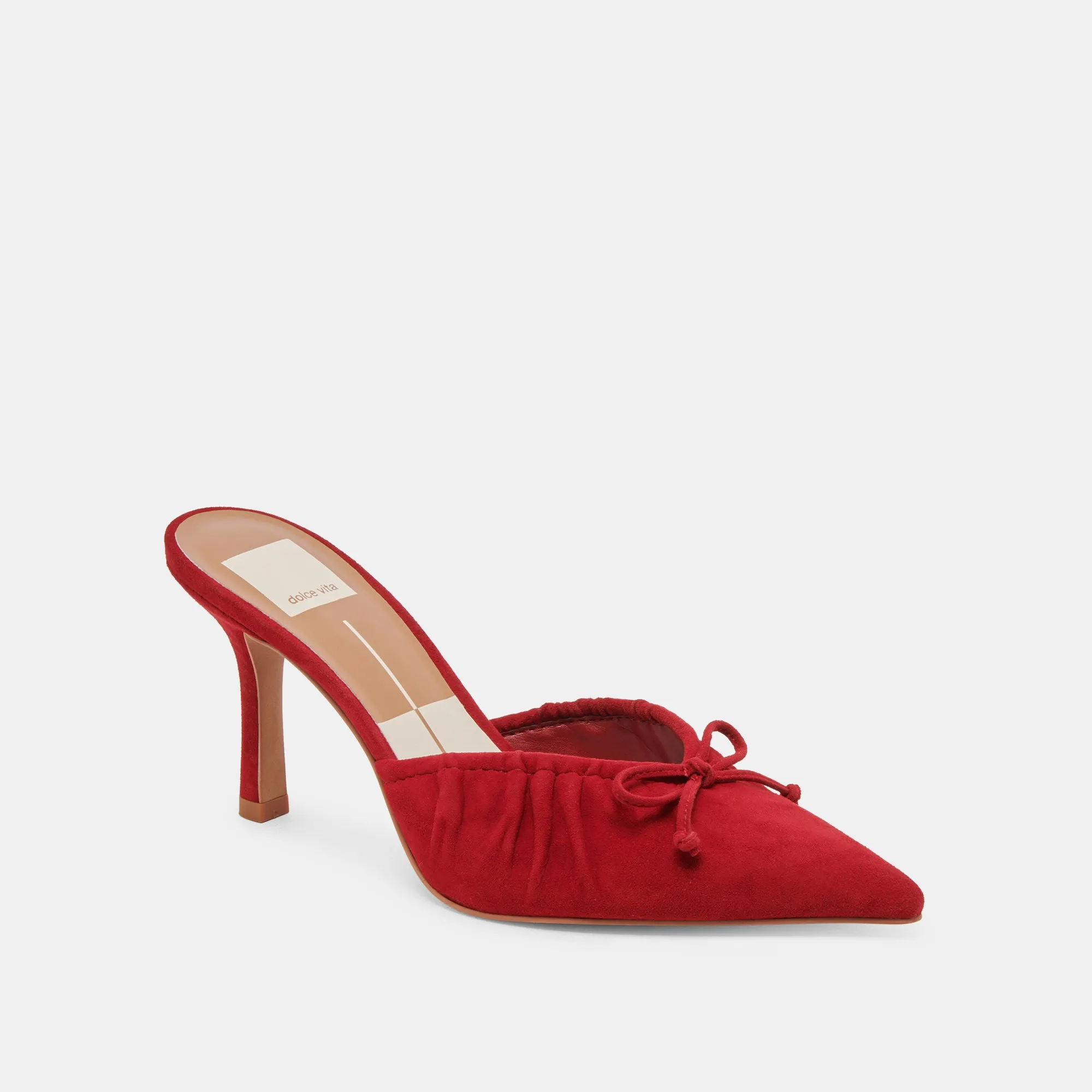 KAIRI HEELS CRIMSON SUEDE