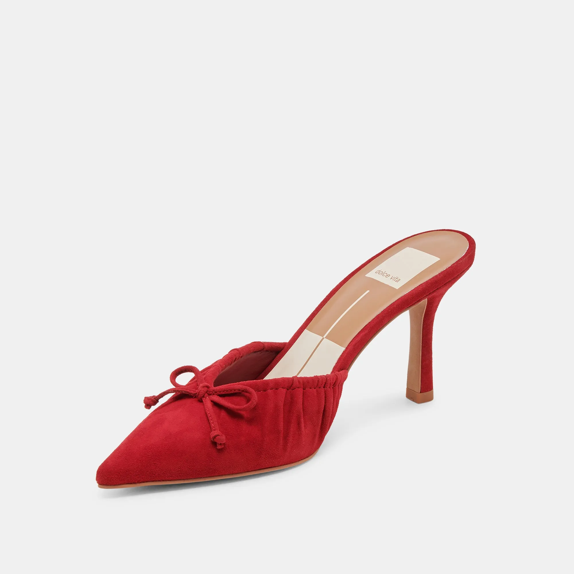 KAIRI HEELS CRIMSON SUEDE