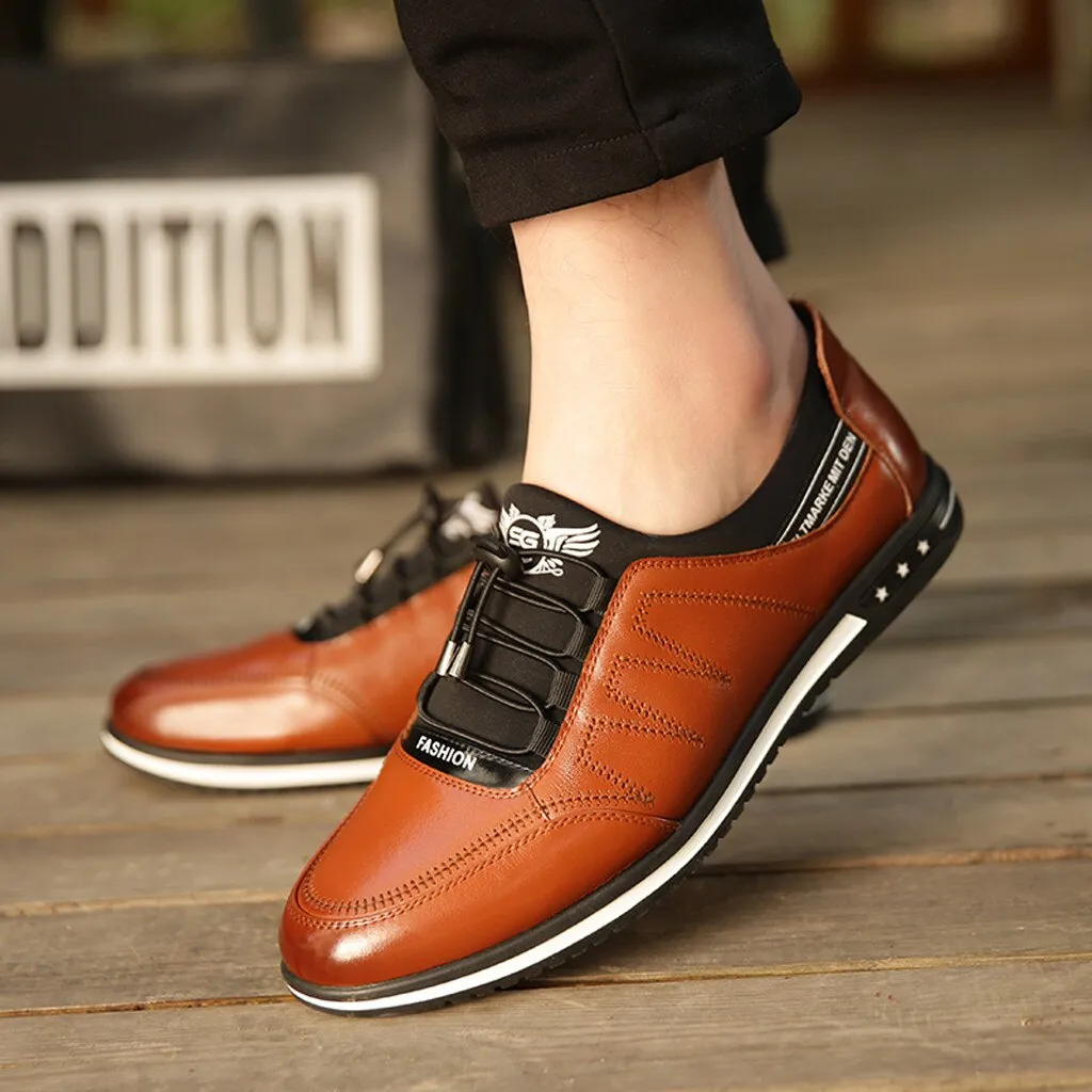 Men Breathable Casual Shoes Plus Size