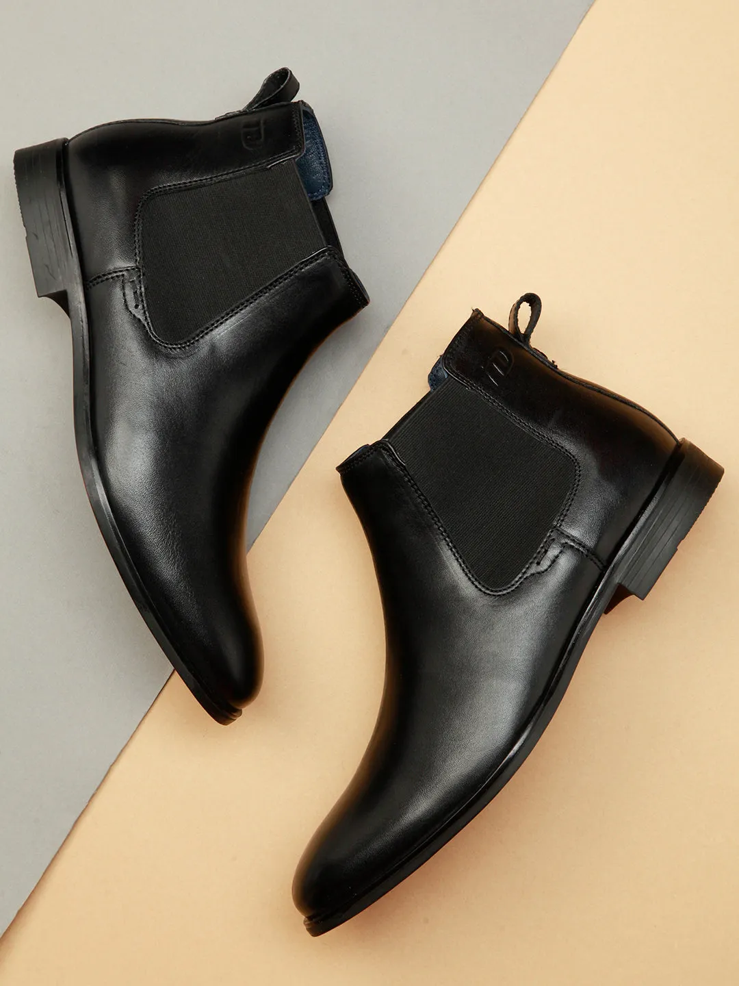 Men's Black Chelsea Formal Boot (ID2129)