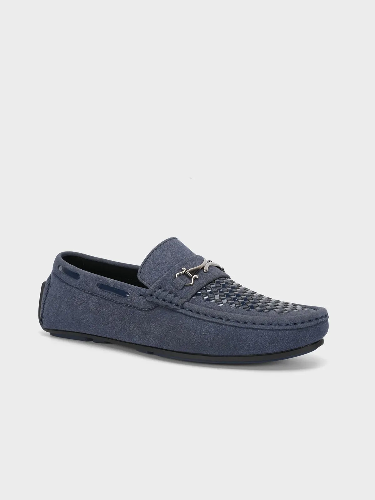 Men's "TRIMUPH" Leather Slip On Moccasins