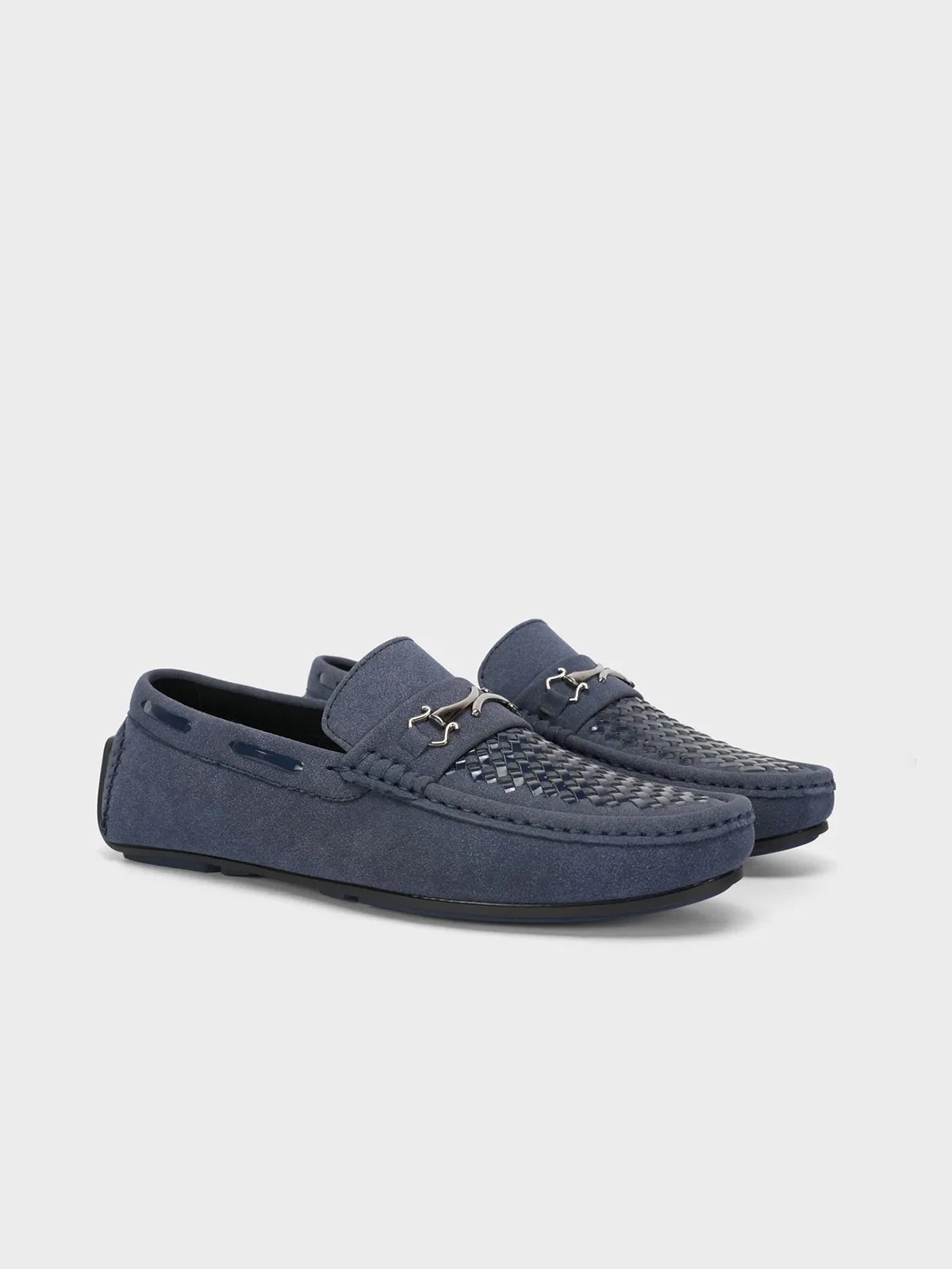 Men's "TRIMUPH" Leather Slip On Moccasins