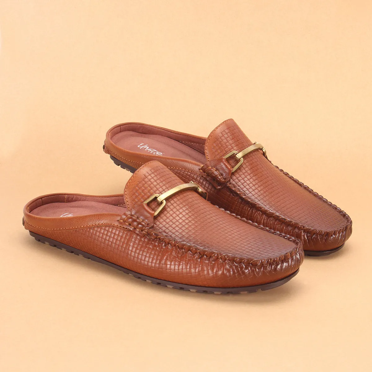 Mens "ZUMA" Casual Open-Back Everyday Mocassins