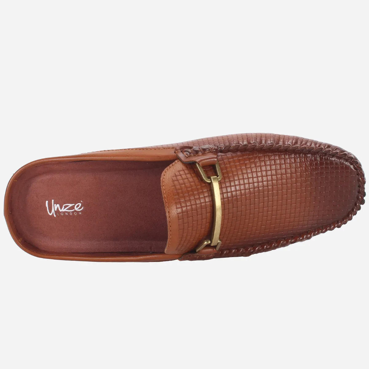 Mens "ZUMA" Casual Open-Back Everyday Mocassins