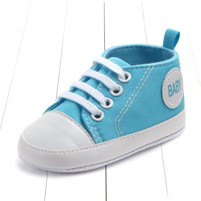 Newborn Baby Boys Girls First Walkers Shoes Infant Toddler Soft Sole