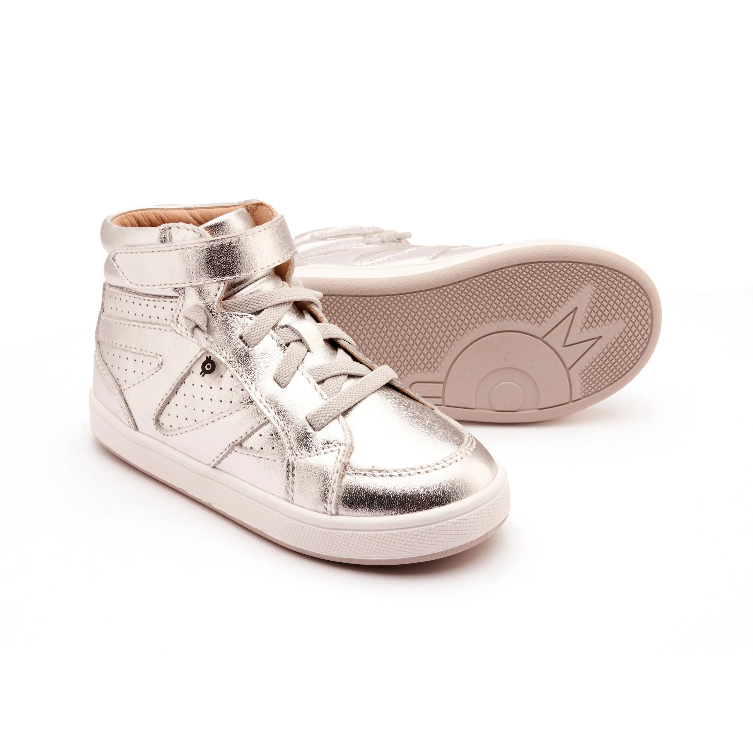 Old Soles Boy's and Girl's Cheersta Casual Shoes - Silver