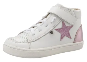 Old Soles Girl's 6104 Champster Sneakers - Snow/Glam Pink/Pink Frost