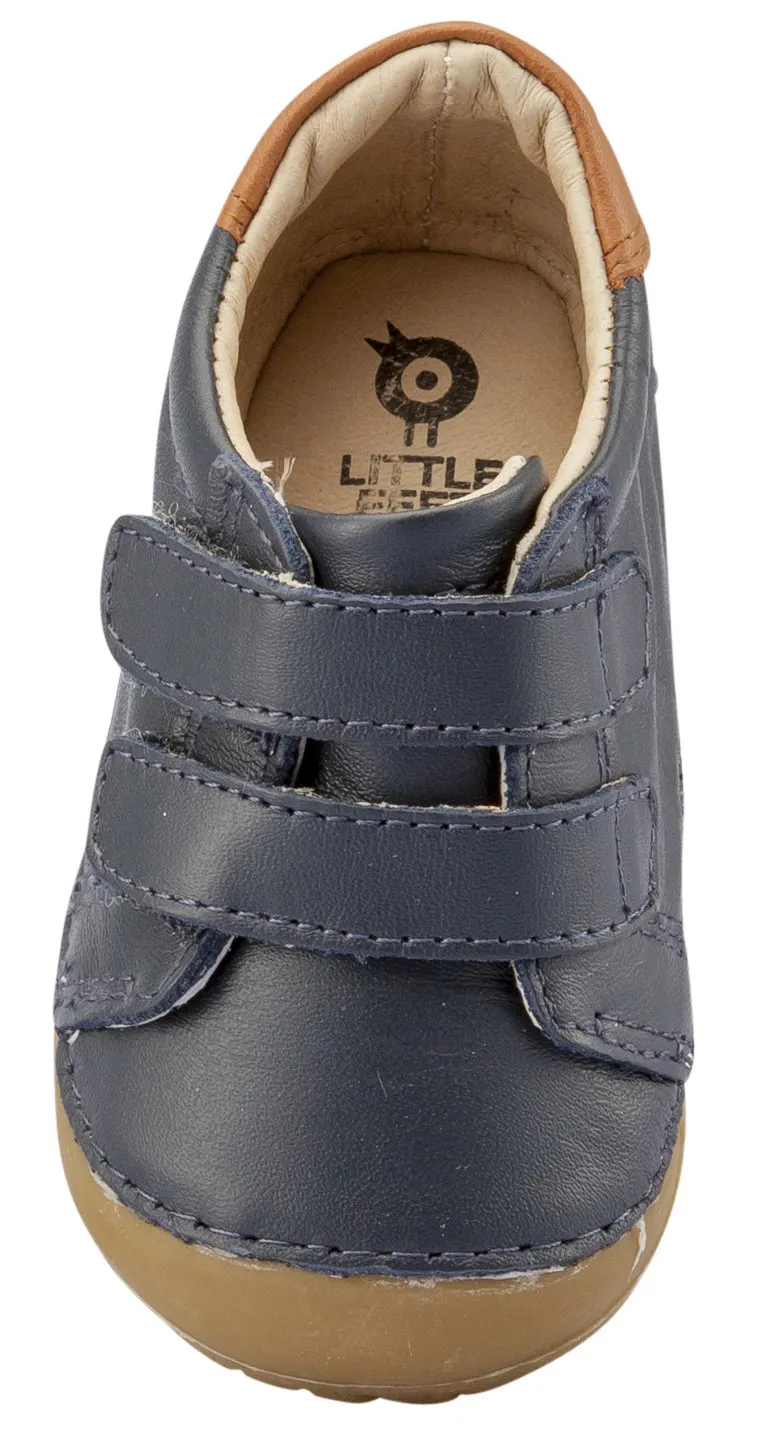 Old Soles Girl's & Boy's Cast Pave Sneakers, Navy / Tan