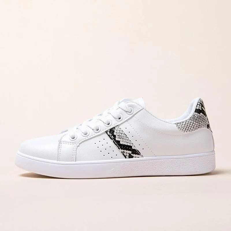 Snake Print Breathable Sneaker