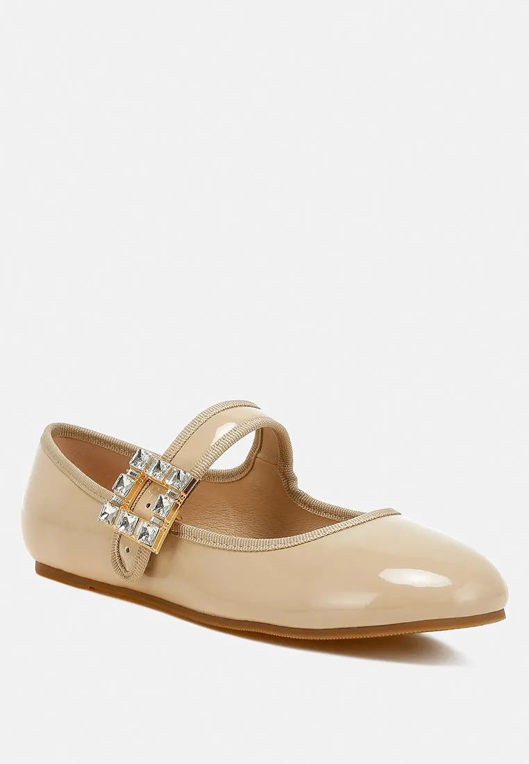 Upstage Brooch Mary Jane Sandals