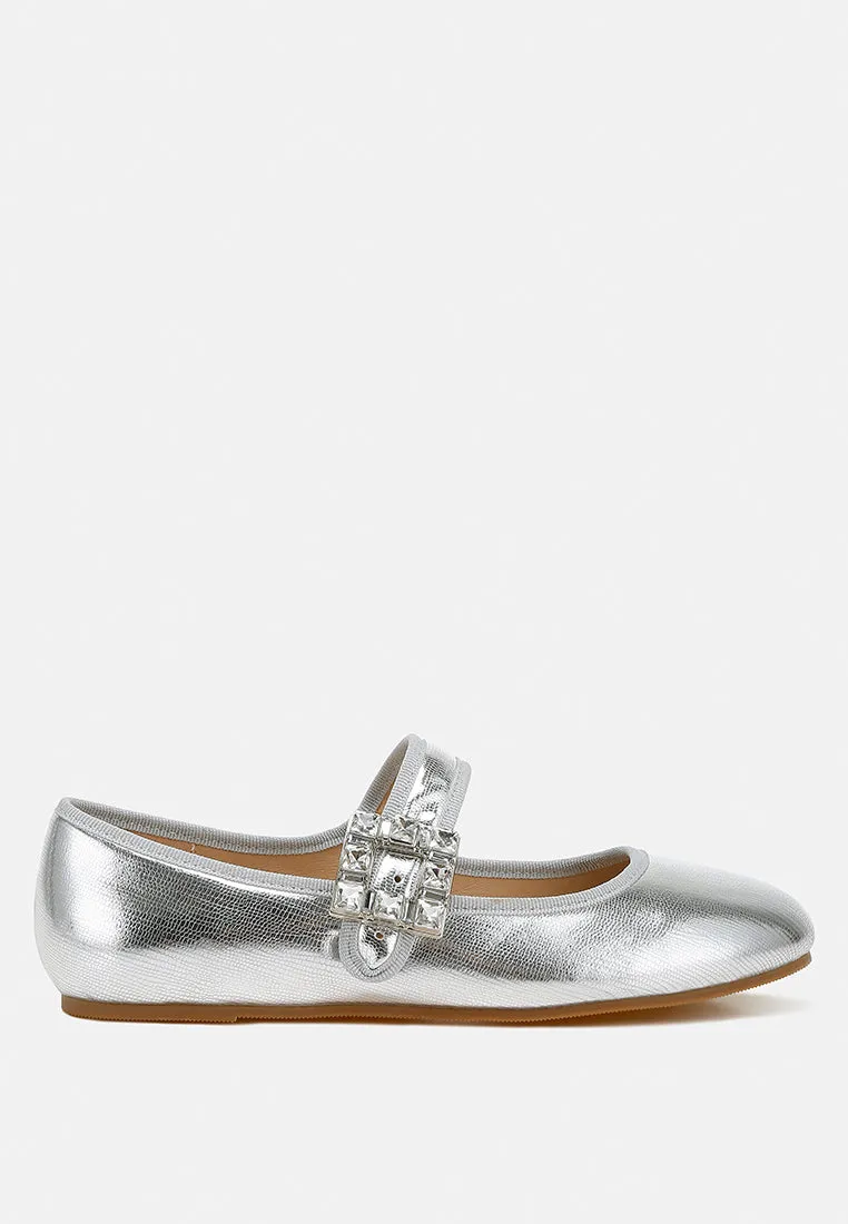 Upstage Brooch Mary Jane Sandals