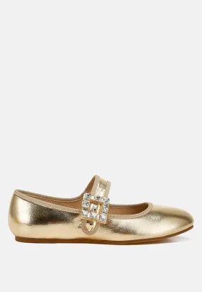 Upstage Brooch Mary Jane Sandals