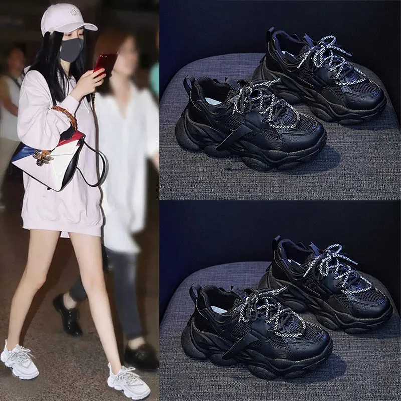 Women's Korean Style Clunky For Spring Sneakers