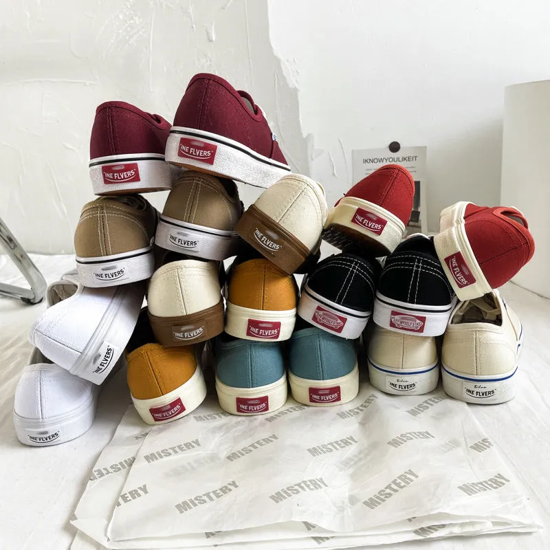 Women's Street Shot Korean Style Low Canvas Shoes