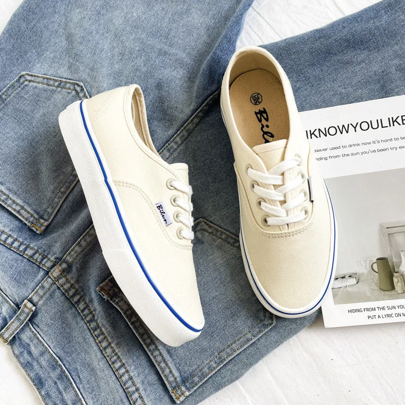 Women's Street Shot Korean Style Low Canvas Shoes