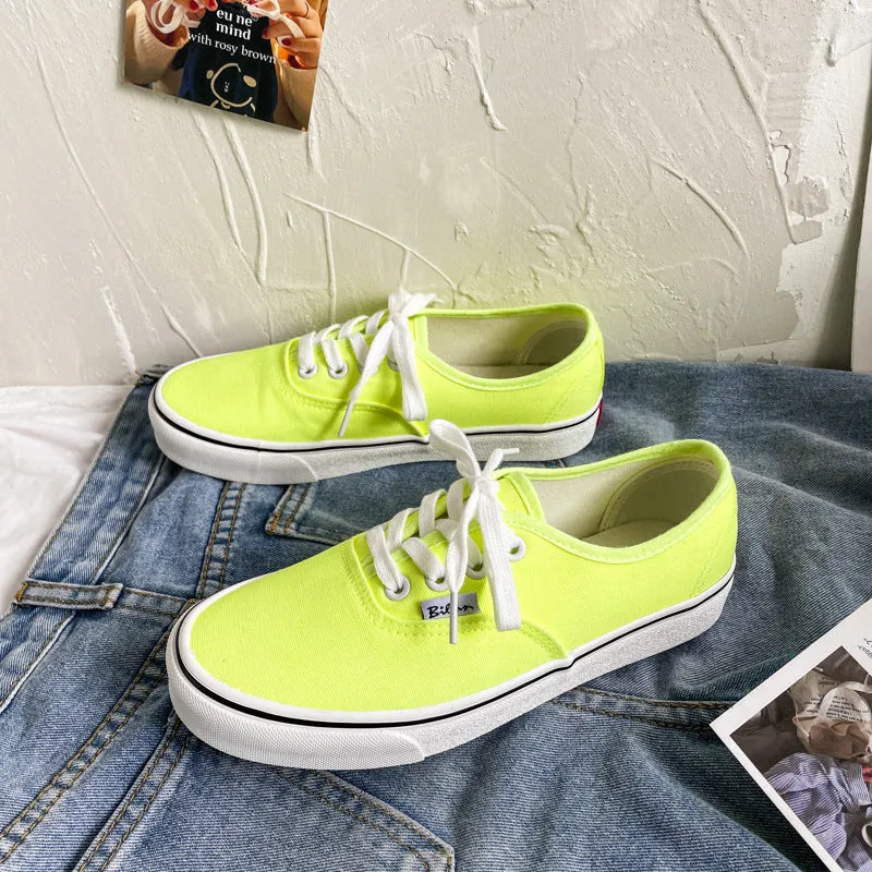 Women's Street Shot Korean Style Low Canvas Shoes